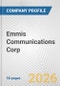 Emmis Communications Corp. Fundamental Company Report Including Financial, SWOT, Competitors and Industry Analysis - Product Thumbnail Image