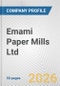 Emami Paper Mills Ltd. Fundamental Company Report Including Financial, SWOT, Competitors and Industry Analysis - Product Thumbnail Image