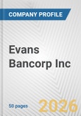 Evans Bancorp Inc. Fundamental Company Report Including Financial, SWOT, Competitors and Industry Analysis- Product Image
