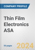 Thin Film Electronics ASA Fundamental Company Report Including Financial, SWOT, Competitors and Industry Analysis- Product Image