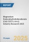 Magnesium Dodecahydrododecaborate (CAS 53572-04-6) Industry Research 2025: Global and Regional Market Trends 2019-2024 and Forecast to 2029 - Product Image