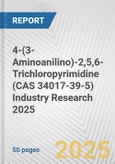 4-(3-Aminoanilino)-2,5,6-Trichloropyrimidine (CAS 34017-39-5) Industry Research 2025: Global and Regional Market Trends 2019-2024 and Forecast to 2029- Product Image