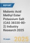 Malonic Acid Methyl Ester Potassium Salt (CAS 38330-80-2) Industry Research 2025: Global and Regional Market Trends 2019-2024 and Forecast to 2029 - Product Thumbnail Image