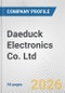 Daeduck Electronics Co. Ltd. Fundamental Company Report Including Financial, SWOT, Competitors and Industry Analysis - Product Thumbnail Image