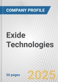 Exide Technologies Fundamental Company Report Including Financial, SWOT, Competitors and Industry Analysis- Product Image