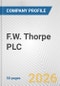 F.W. Thorpe PLC Fundamental Company Report Including Financial, SWOT, Competitors and Industry Analysis - Product Thumbnail Image