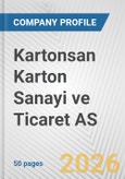Kartonsan Karton Sanayi ve Ticaret AS Fundamental Company Report Including Financial, SWOT, Competitors and Industry Analysis- Product Image