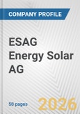 ESAG Energy Solar AG. Fundamental Company Report Including Financial, SWOT, Competitors and Industry Analysis- Product Image