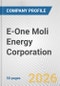 E-One Moli Energy Corporation Fundamental Company Report Including Financial, SWOT, Competitors and Industry Analysis - Product Thumbnail Image
