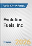 Evolution Fuels, Inc. Fundamental Company Report Including Financial, SWOT, Competitors and Industry Analysis- Product Image