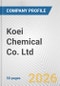 Koei Chemical Co. Ltd. Fundamental Company Report Including Financial, SWOT, Competitors and Industry Analysis - Product Thumbnail Image
