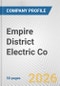 Empire District Electric Co. Fundamental Company Report Including Financial, SWOT, Competitors and Industry Analysis - Product Thumbnail Image