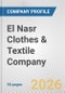 El Nasr Clothes & Textile Company Fundamental Company Report Including Financial, SWOT, Competitors and Industry Analysis - Product Thumbnail Image