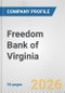 Freedom Bank of Virginia Fundamental Company Report Including Financial, SWOT, Competitors and Industry Analysis - Product Thumbnail Image