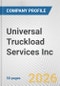 Universal Truckload Services Inc. Fundamental Company Report Including Financial, SWOT, Competitors and Industry Analysis - Product Thumbnail Image