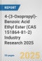 4-(3-Oxopropyl)-Benzoic Acid Ethyl Ester (CAS 151864-81-2) Industry Research 2025: Global and Regional Market Trends 2019-2024 and Forecast to 2029 - Product Thumbnail Image