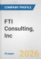 FTI Consulting, Inc. Fundamental Company Report Including Financial, SWOT, Competitors and Industry Analysis - Product Thumbnail Image