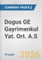 Dogus GE Gayrimenkul Yat. Ort. A.S. Fundamental Company Report Including Financial, SWOT, Competitors and Industry Analysis - Product Thumbnail Image