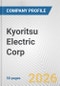 Kyoritsu Electric Corp. Fundamental Company Report Including Financial, SWOT, Competitors and Industry Analysis - Product Thumbnail Image