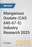 Manganous Oxalate (CAS 640-67-5) Industry Research 2025: Global and Regional Market Trends 2019-2024 and Forecast to 2029- Product Image