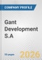 Gant Development S.A. Fundamental Company Report Including Financial, SWOT, Competitors and Industry Analysis - Product Thumbnail Image