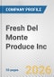 Fresh Del Monte Produce Inc. Fundamental Company Report Including Financial, SWOT, Competitors and Industry Analysis - Product Thumbnail Image