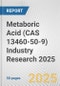 Metaboric Acid (CAS 13460-50-9) Industry Research 2025: Global and Regional Market Trends 2019-2024 and Forecast to 2029 - Product Thumbnail Image