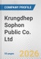 Krungdhep Sophon Public Co. Ltd. Fundamental Company Report Including Financial, SWOT, Competitors and Industry Analysis - Product Thumbnail Image