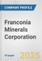 Franconia Minerals Corporation Fundamental Company Report Including Financial, SWOT, Competitors and Industry Analysis - Product Thumbnail Image