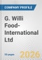 G. Willi Food-International Ltd. Fundamental Company Report Including Financial, SWOT, Competitors and Industry Analysis - Product Thumbnail Image
