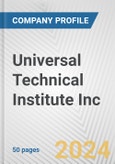 Universal Technical Institute Inc. Fundamental Company Report Including Financial, SWOT, Competitors and Industry Analysis- Product Image