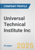 Universal Technical Institute Inc. Fundamental Company Report Including Financial, SWOT, Competitors and Industry Analysis- Product Image