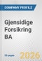Gjensidige Forsikring BA Fundamental Company Report Including Financial, SWOT, Competitors and Industry Analysis - Product Thumbnail Image