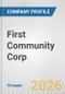 First Community Corp. Fundamental Company Report Including Financial, SWOT, Competitors and Industry Analysis - Product Thumbnail Image