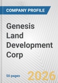 Genesis Land Development Corp. Fundamental Company Report Including Financial, SWOT, Competitors and Industry Analysis- Product Image