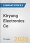 Kiryung Electronics Co. Fundamental Company Report Including Financial, SWOT, Competitors and Industry Analysis - Product Thumbnail Image