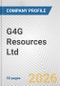G4G Resources Ltd. Fundamental Company Report Including Financial, SWOT, Competitors and Industry Analysis - Product Thumbnail Image