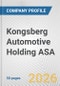 Kongsberg Automotive Holding ASA Fundamental Company Report Including Financial, SWOT, Competitors and Industry Analysis - Product Thumbnail Image
