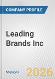 Leading Brands Inc. Fundamental Company Report Including Financial, SWOT, Competitors and Industry Analysis- Product Image