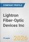 Lightron Fiber-Optic Devices Inc. Fundamental Company Report Including Financial, SWOT, Competitors and Industry Analysis - Product Thumbnail Image