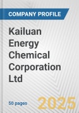 Kailuan Energy Chemical Corporation Ltd. Fundamental Company Report Including Financial, SWOT, Competitors and Industry Analysis- Product Image