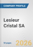 Lesieur Cristal SA Fundamental Company Report Including Financial, SWOT, Competitors and Industry Analysis- Product Image