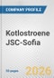 Kotlostroene JSC-Sofia Fundamental Company Report Including Financial, SWOT, Competitors and Industry Analysis - Product Thumbnail Image