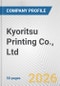 Kyoritsu Printing Co., Ltd. Fundamental Company Report Including Financial, SWOT, Competitors and Industry Analysis - Product Thumbnail Image