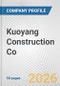 Kuoyang Construction Co. Fundamental Company Report Including Financial, SWOT, Competitors and Industry Analysis - Product Thumbnail Image