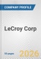 LeCroy Corp. Fundamental Company Report Including Financial, SWOT, Competitors and Industry Analysis - Product Thumbnail Image