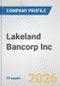 Lakeland Bancorp Inc. Fundamental Company Report Including Financial, SWOT, Competitors and Industry Analysis - Product Thumbnail Image