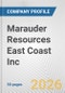 Marauder Resources East Coast Inc. Fundamental Company Report Including Financial, SWOT, Competitors and Industry Analysis - Product Thumbnail Image