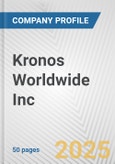 Kronos Worldwide Inc. Fundamental Company Report Including Financial, SWOT, Competitors and Industry Analysis- Product Image