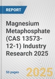 Magnesium Metaphosphate (CAS 13573-12-1) Industry Research 2025: Global and Regional Market Trends 2019-2024 and Forecast to 2029- Product Image